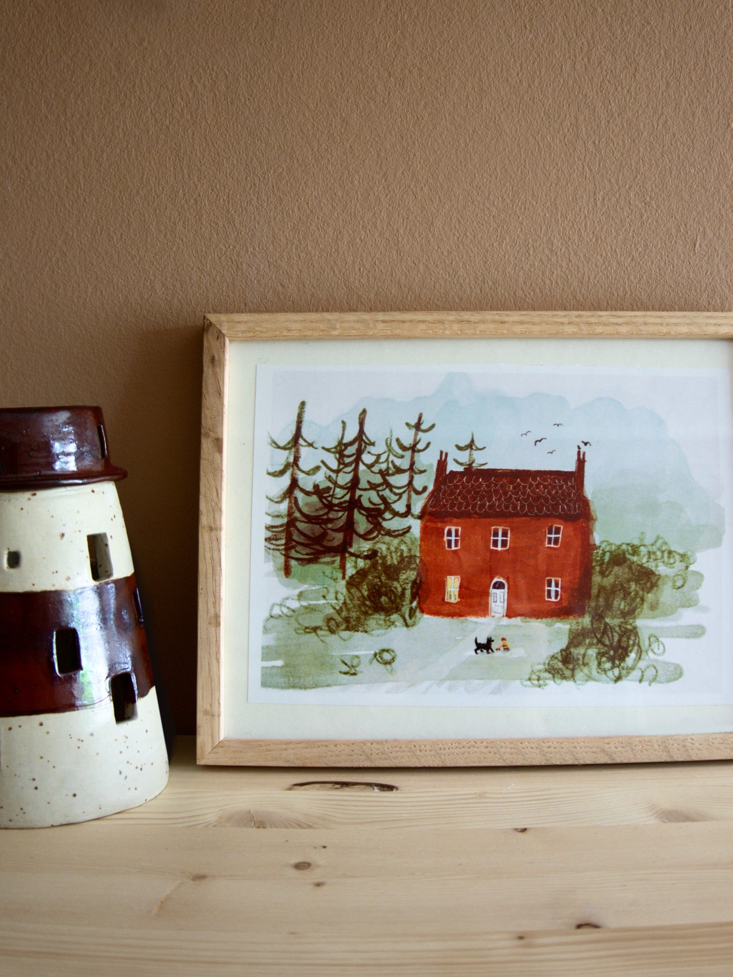 Plakat - Rødt Hus i Skoven - A5